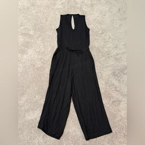 Quince French Terry Modal Jumpsuit Black Small